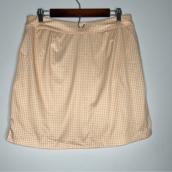NWT Greg Norman Gingham Checkered Skort Golf Pickleball Skort Size Medium - Picture 2 of 12